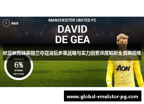 欧足联青睐英格兰夺冠背后多重战略与实力因素深度解析全面展现缘